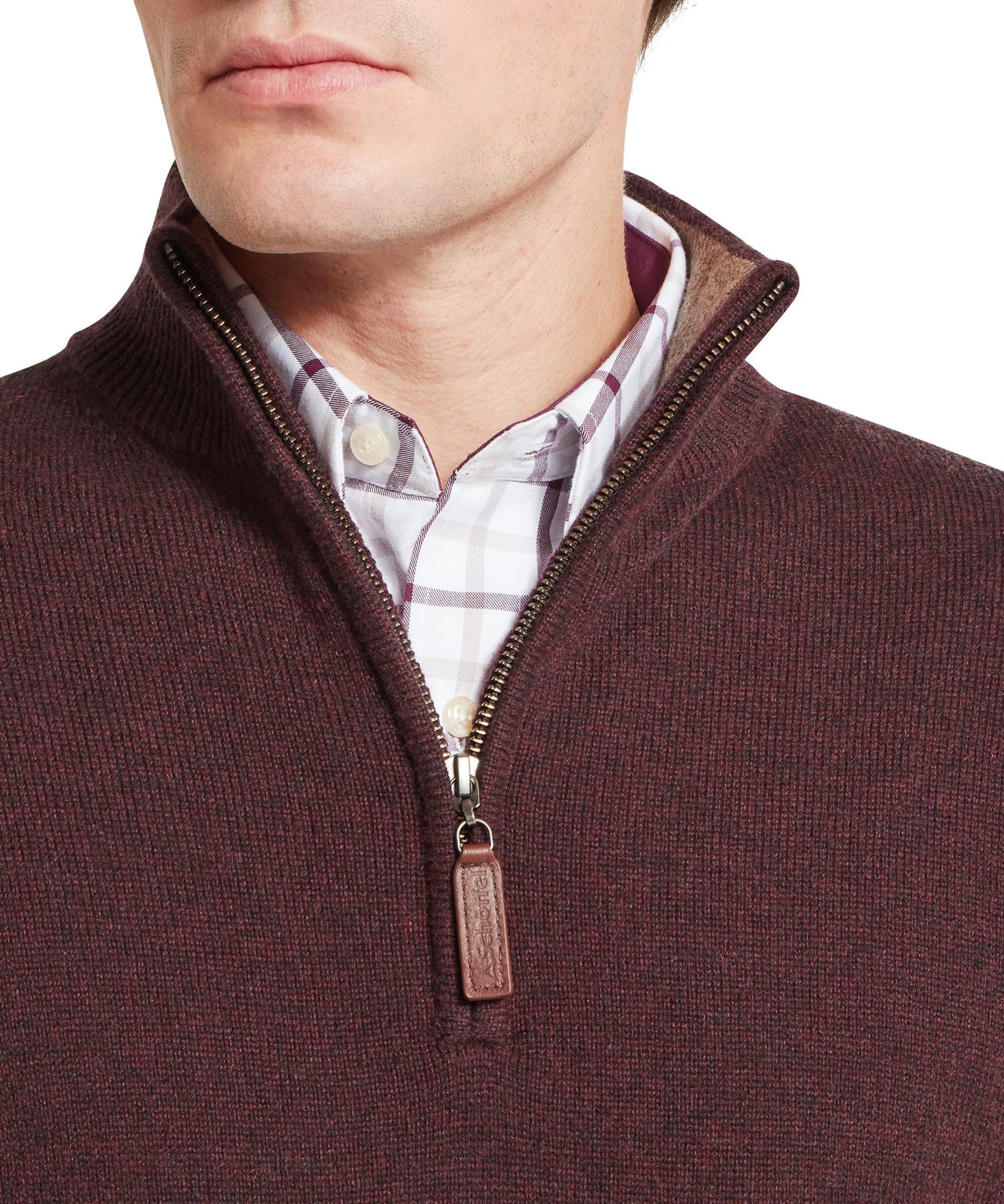 Schoffel Lewis Lambswool Quarter Zip Jumper