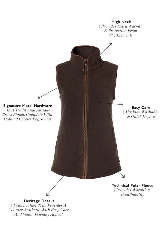 Holland Cooper Country Fleece Gilet