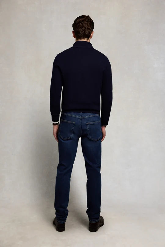 Holland Cooper Mens Fine Quarter Zip Knit