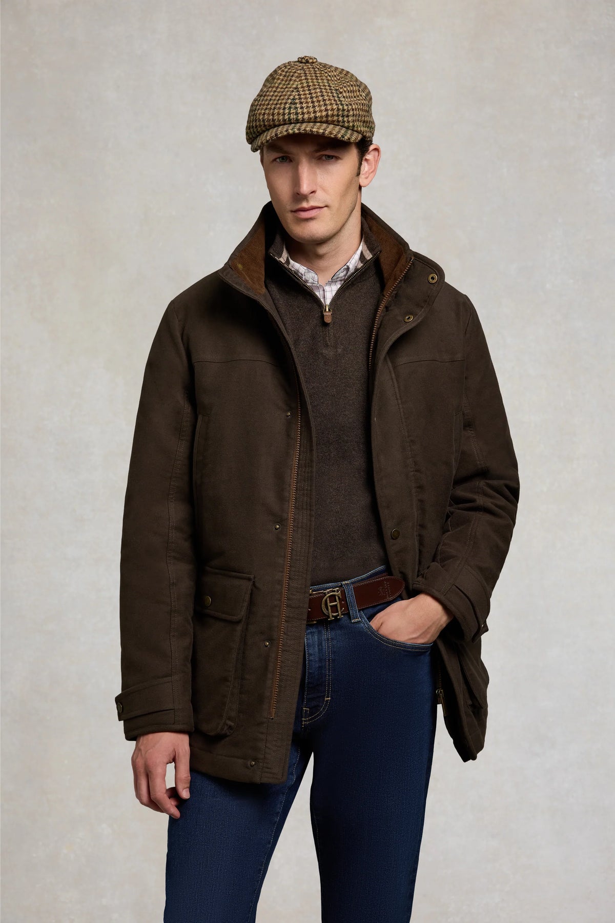 Holland Cooper Mens Moleskin Field Coat