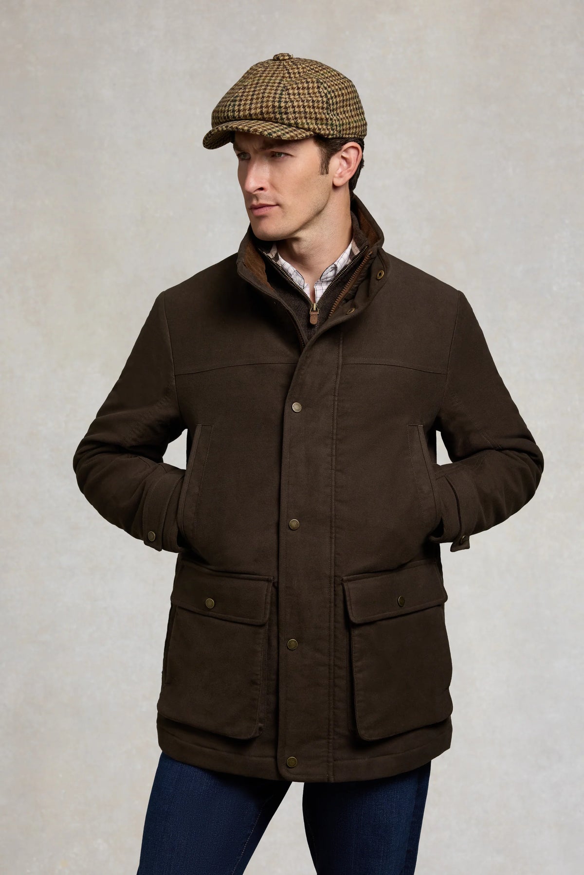 Holland Cooper Mens Moleskin Field Coat