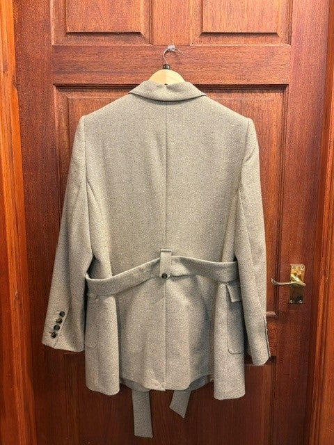 Really Wild Belted Herringbone Jacket