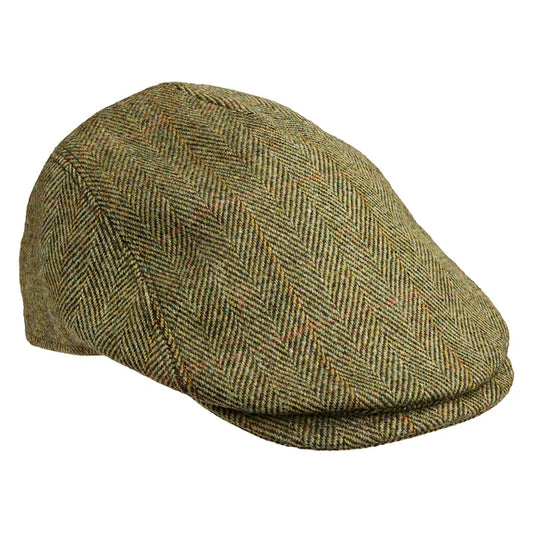 Laksen Berleigh Drivers Tweed Flat Cap