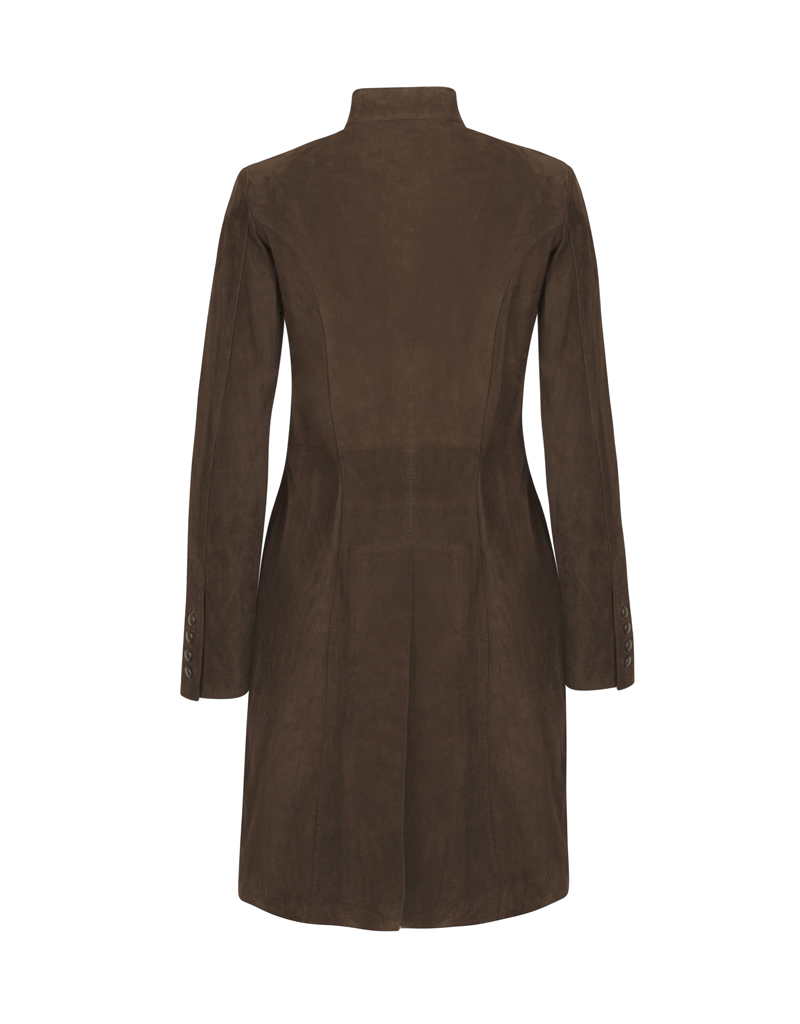 Anna Lascata Long Suede Coat