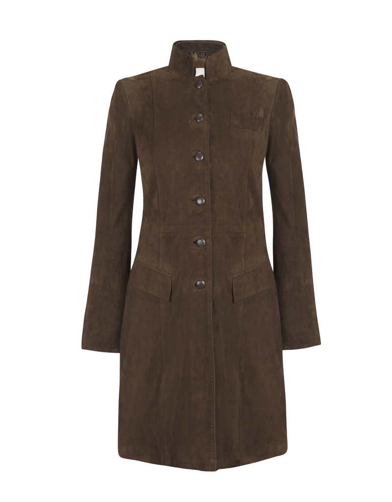 Anna Lascata Long Suede Coat