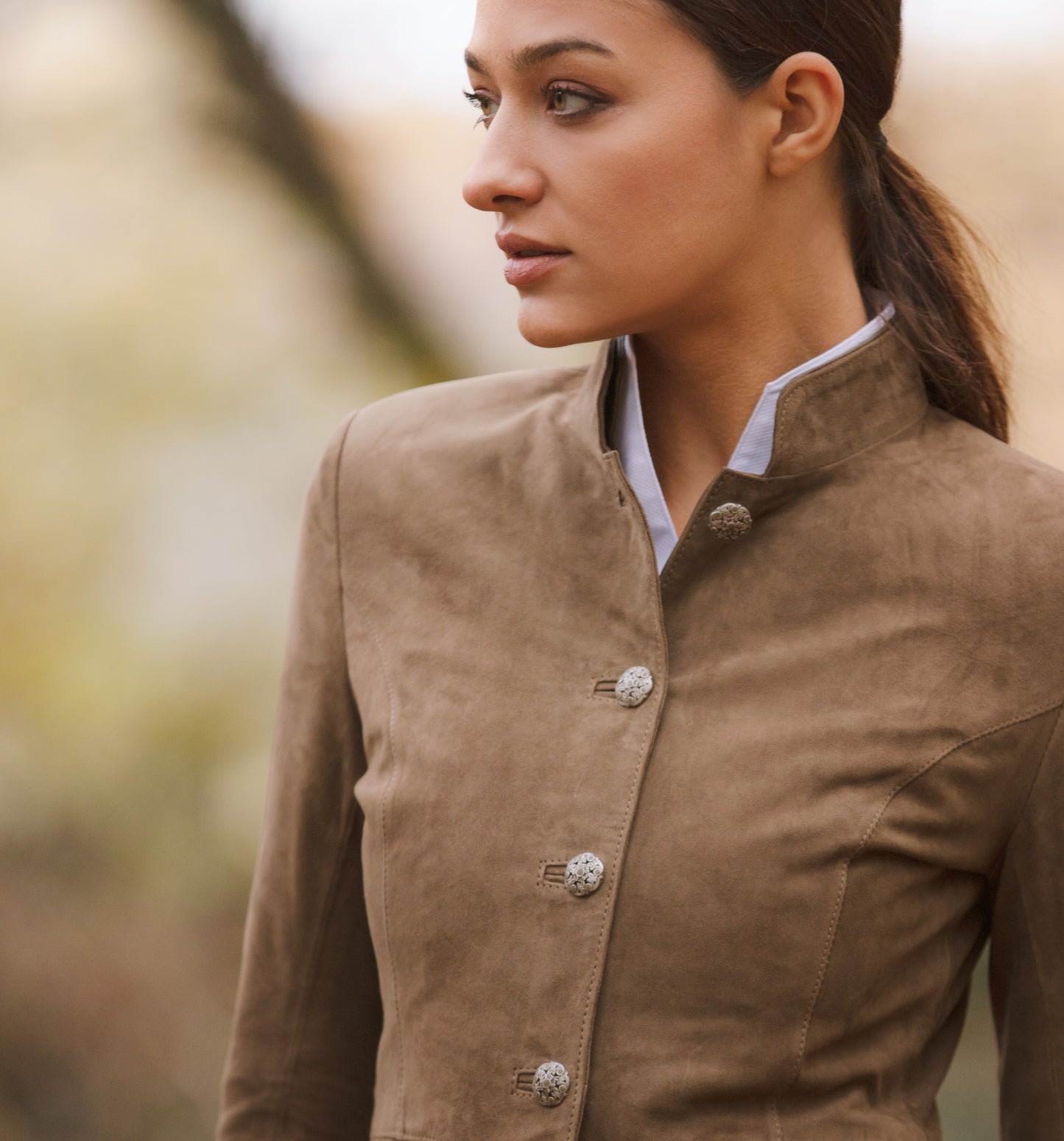 Anna Lascata Long Suede Coat