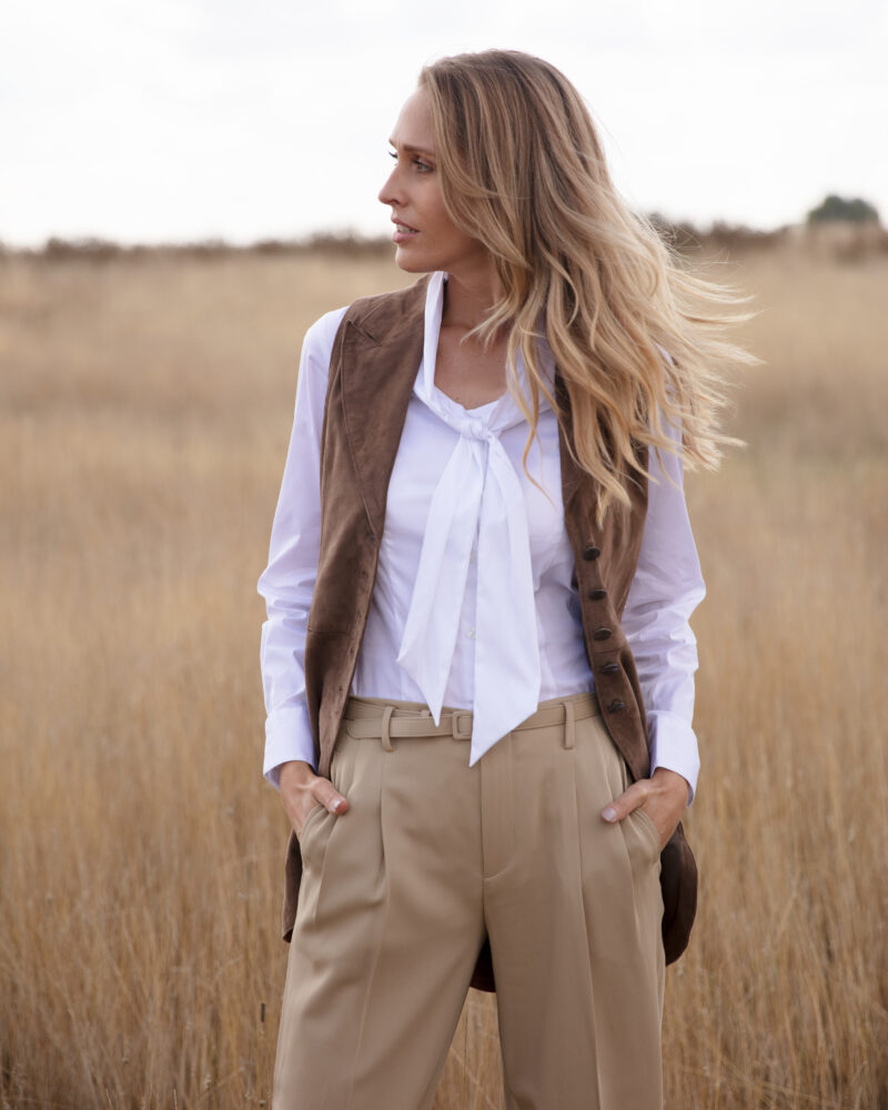 Anna Lascata Anna Suede Waistcoat
