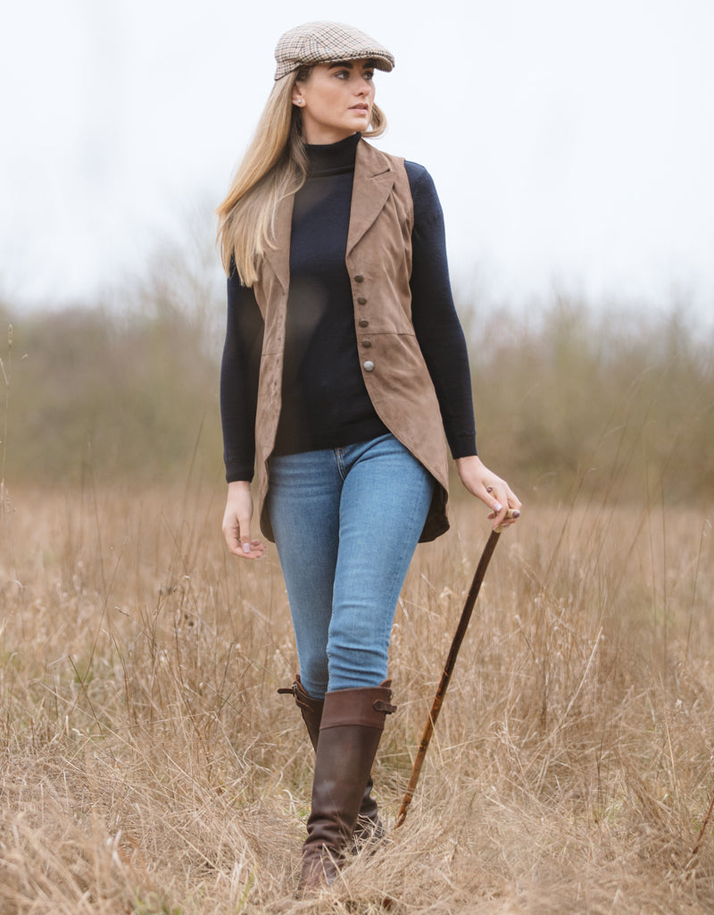 Anna Lascata Anna Suede Waistcoat