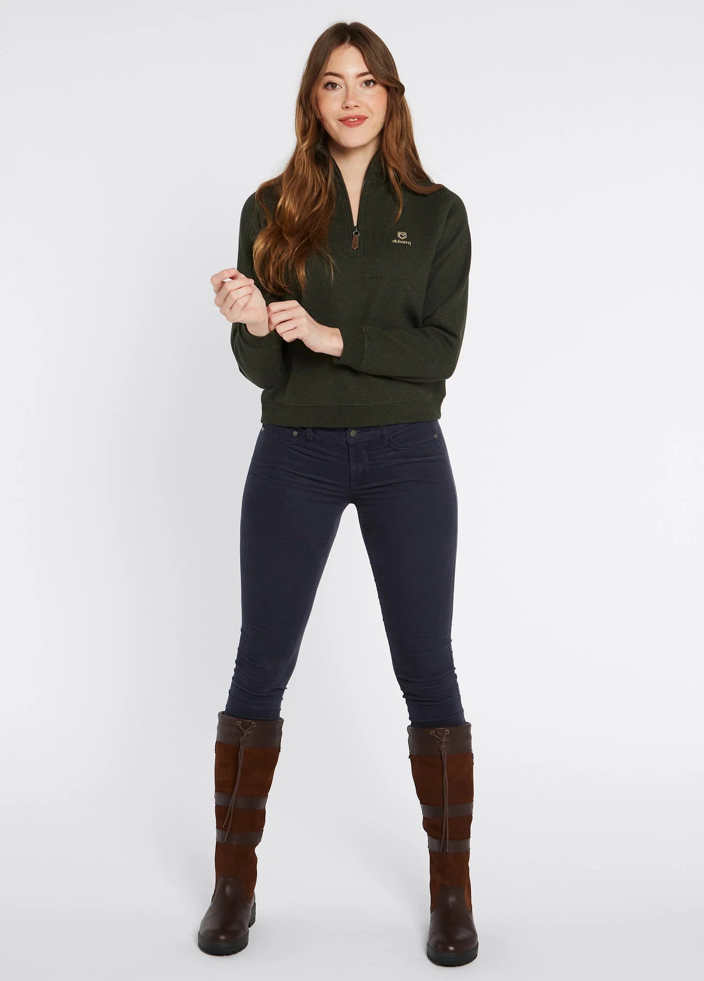 Dubarry Castlemartyr Women's Quarter Zip Sweatshirt