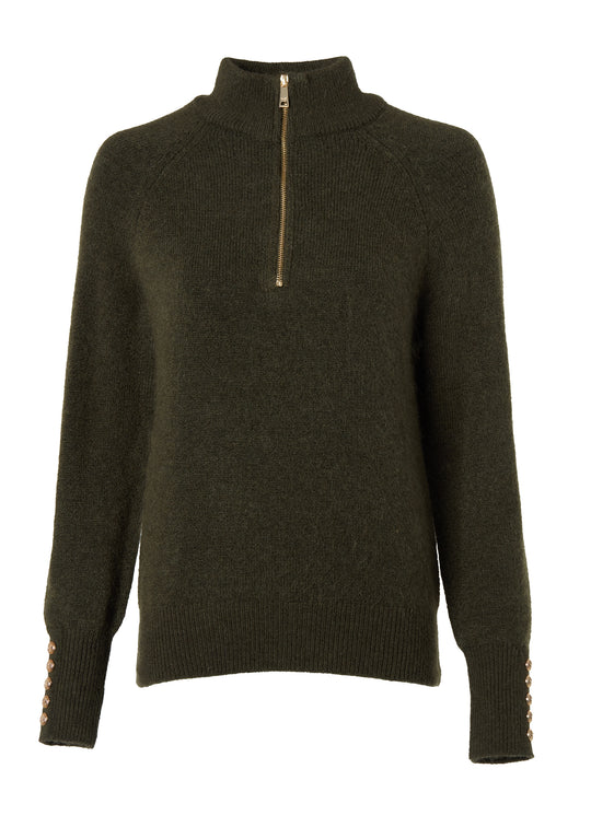 Holland Cooper Tori Quarter Zip Knit