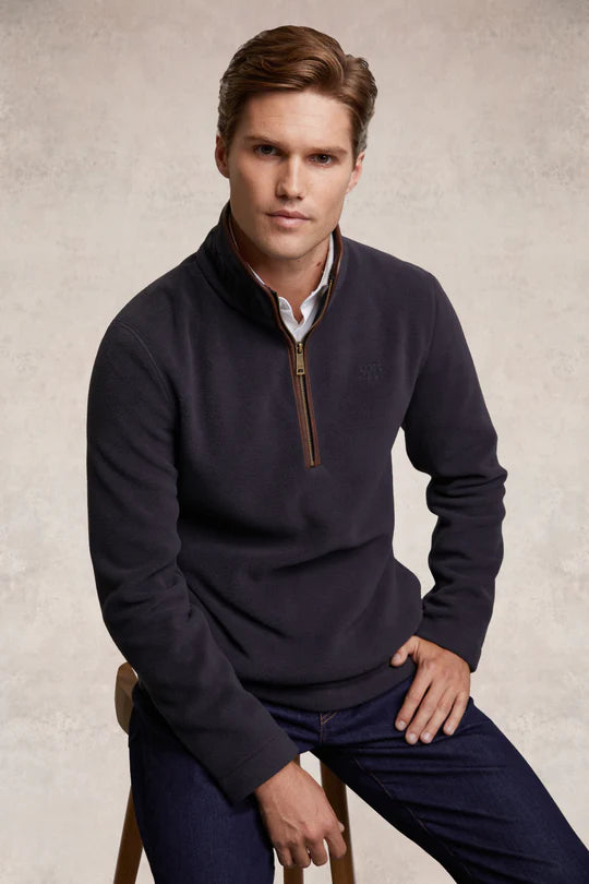 Holland Cooper Men's Country Fleece Quarter Zip