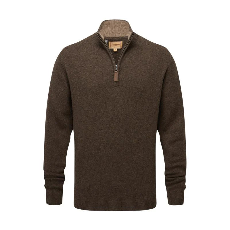 Schoffel Lewis Lambswool 1/4 Zip Jumper