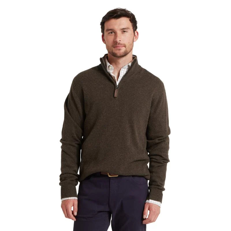 Schoffel Lewis Lambswool 1/4 Zip Jumper