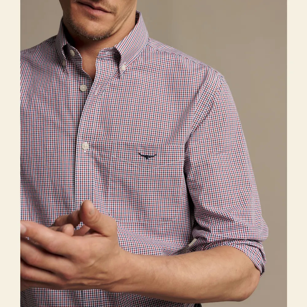 RM Williams Whyalla Poplin Check Shirt