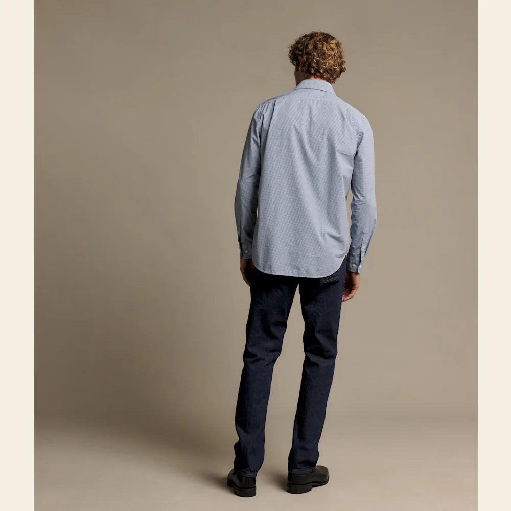 RM Williams Auburn Poplin Check Shirt
