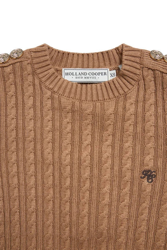 Holland Cooper Seattle Cable Crew Knit