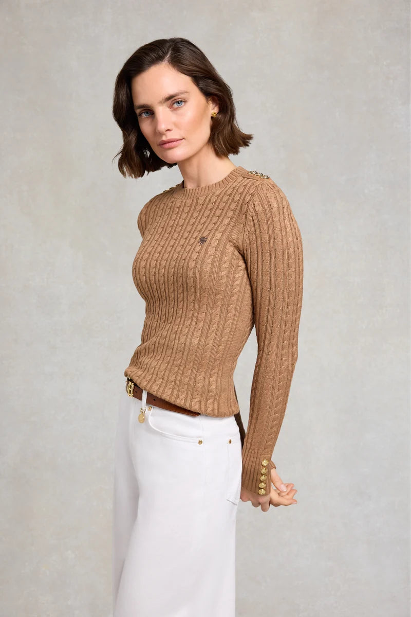 Holland Cooper Seattle Cable Crew Knit