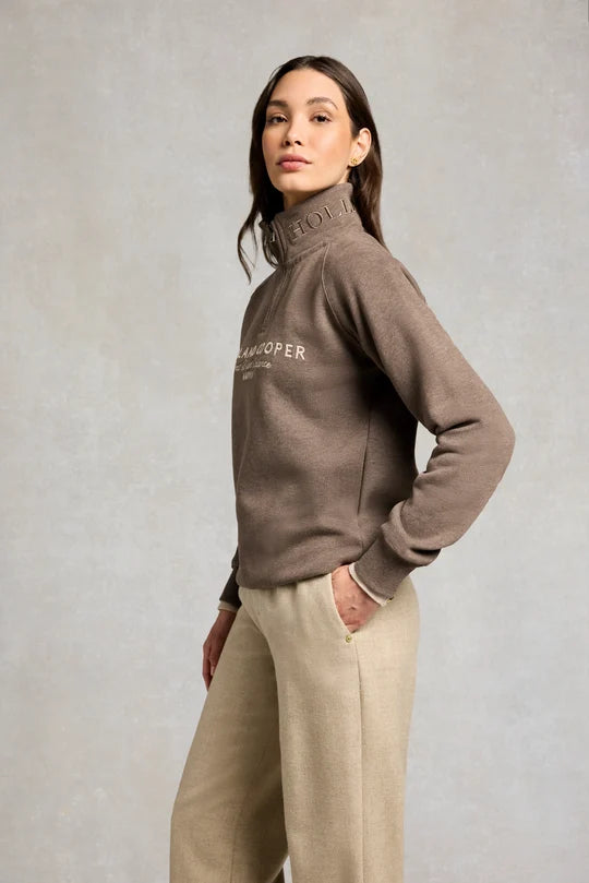 Holland Cooper Sporting Goods Zip Henley