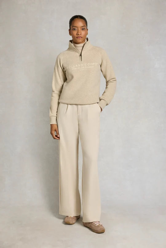 Holland Cooper Sporting Goods Zip Henley