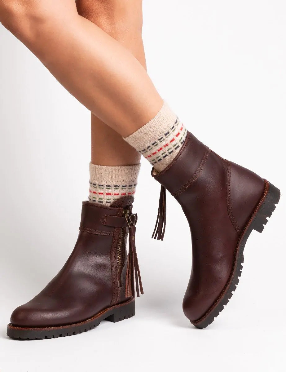 Penelope Chilvers Cropped Lined Tassel Boot
