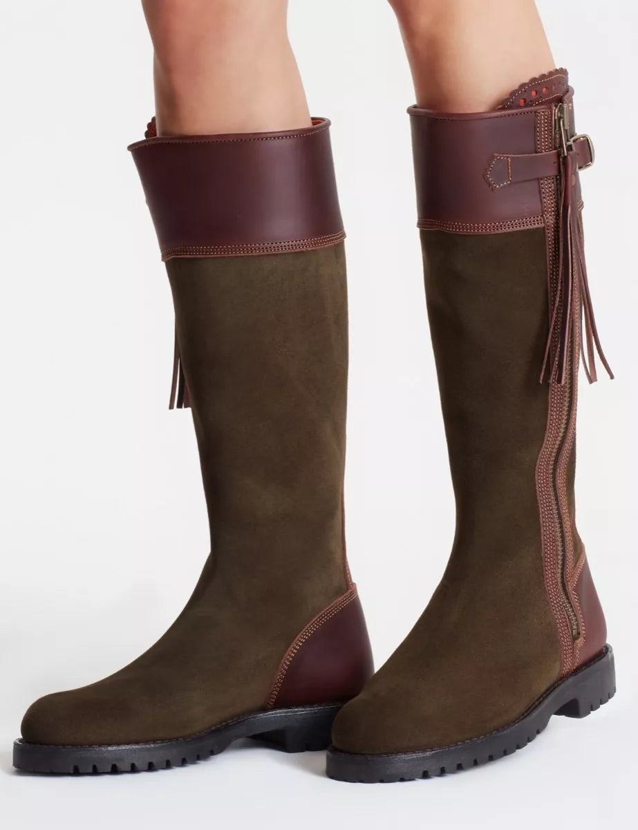 Penelope Chilvers Inclement Long Tassel Boot - Seaweed