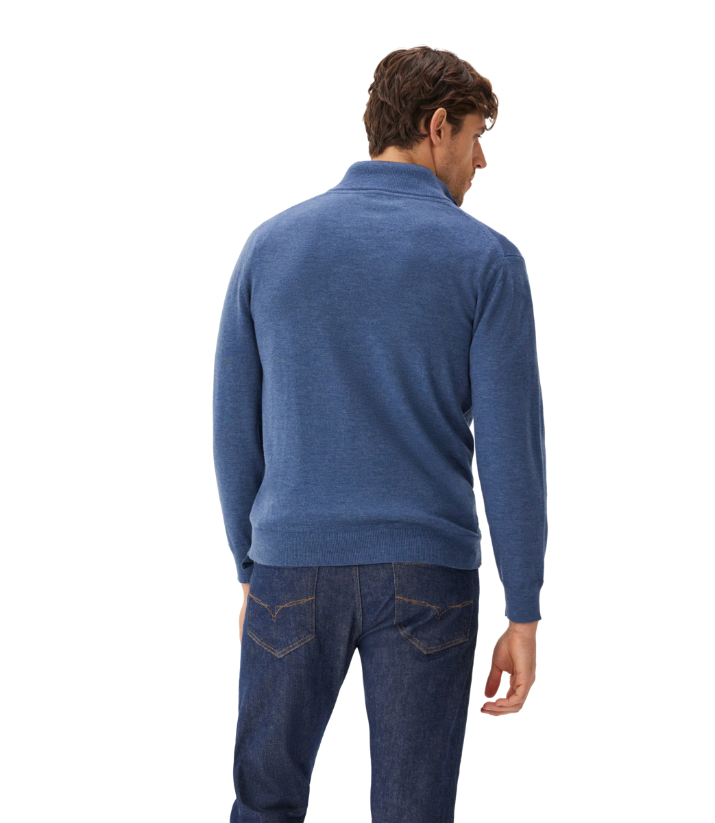R M Williams Ernest 1/4 Zip Merino Knit