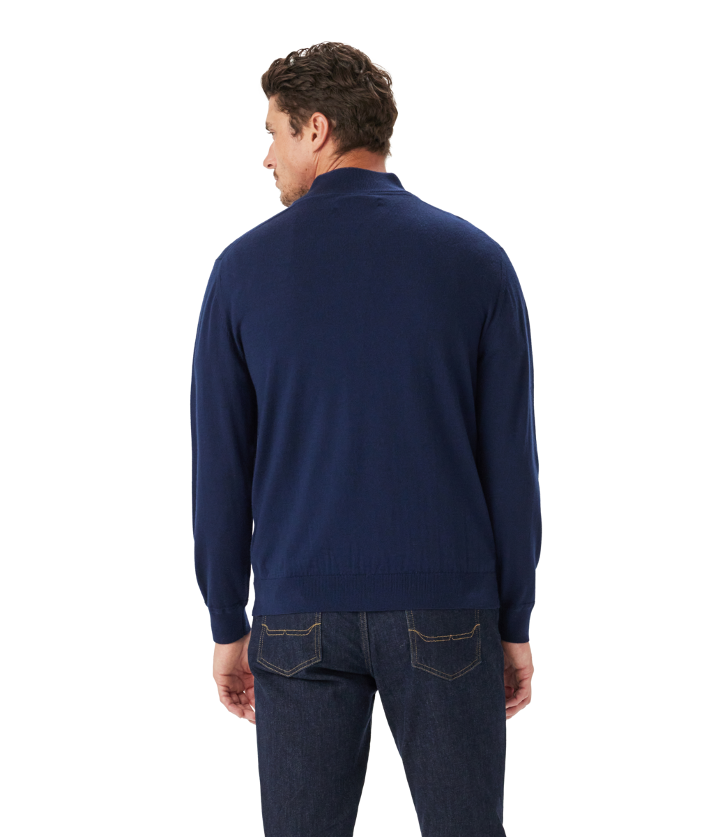 R M Williams Ernest 1/4 Zip Merino Knit