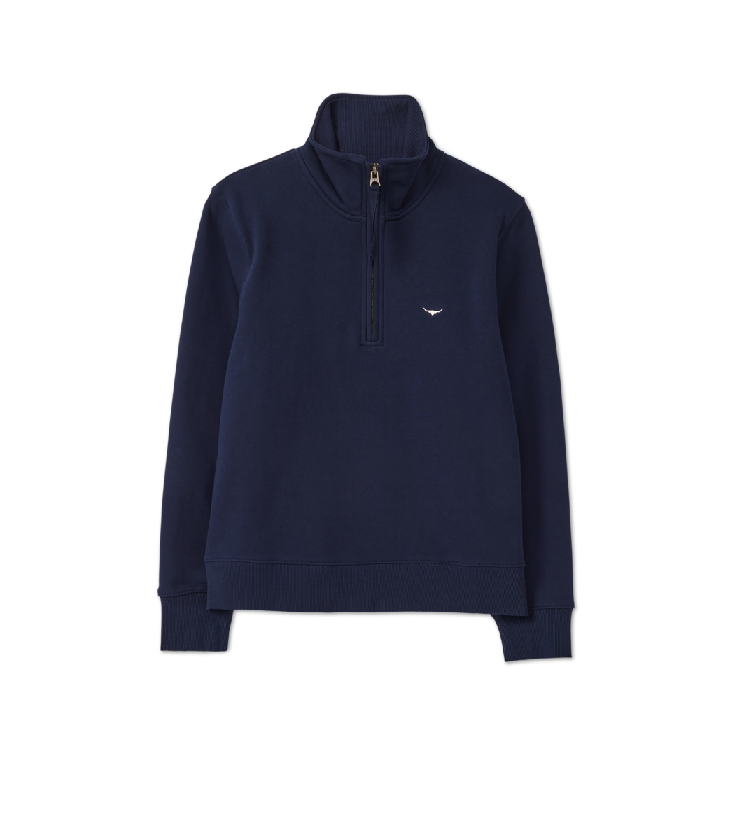 R M Williams Trickett 1/4 Zip Sweatshirt