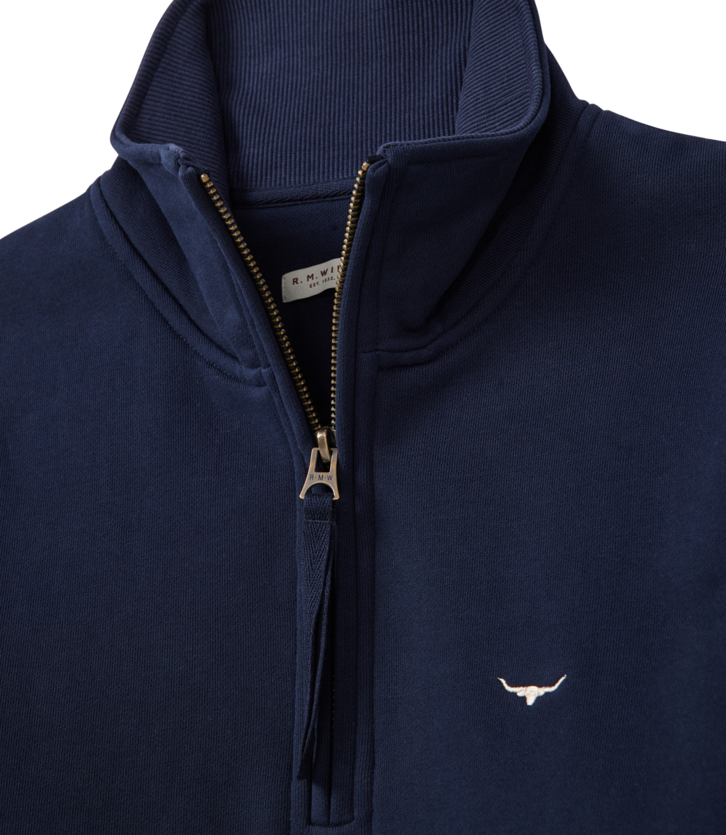 R M Williams Trickett 1/4 Zip Sweatshirt