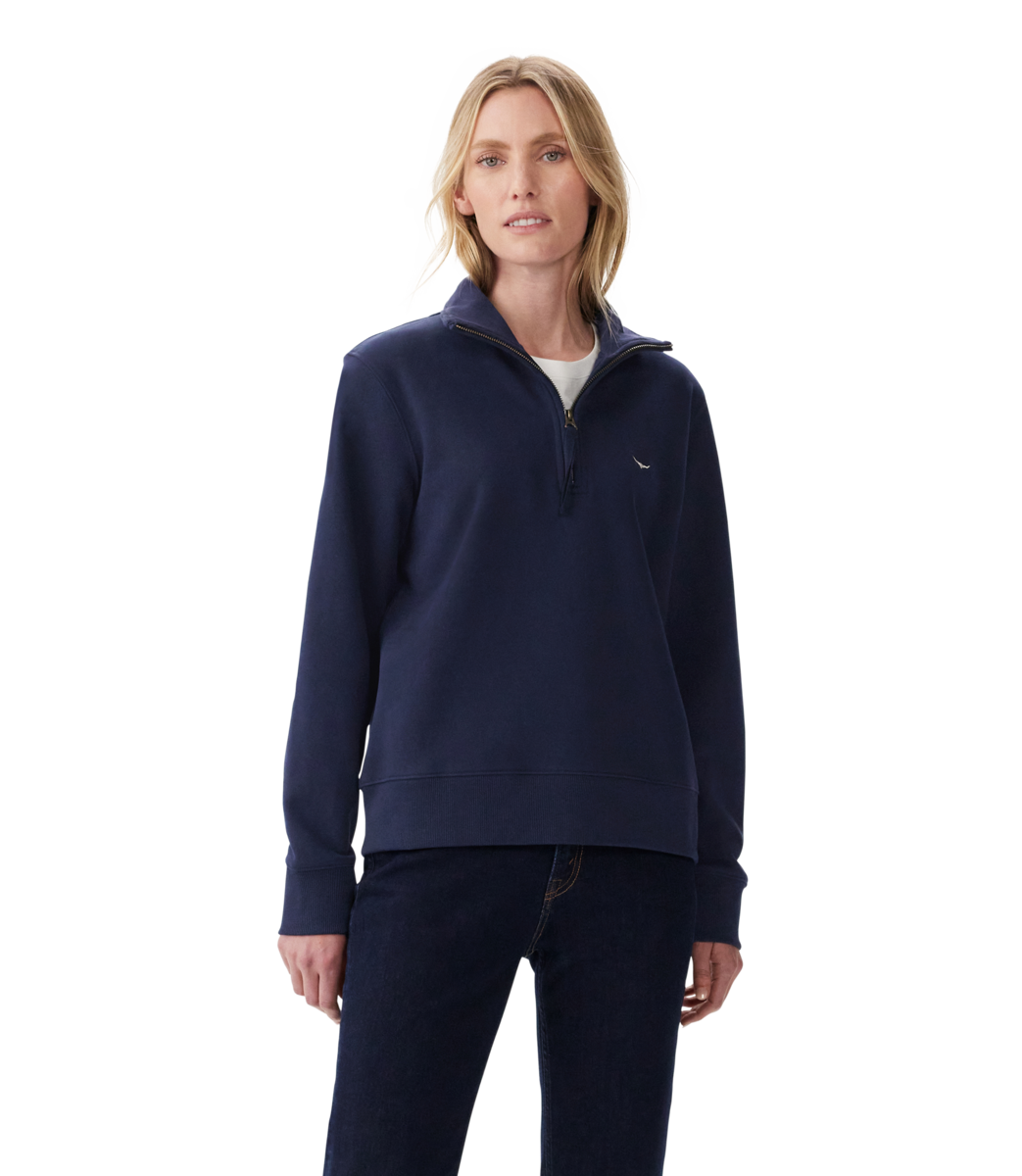 R M Williams Trickett 1/4 Zip Sweatshirt