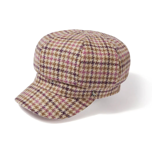 Hicks & Brown Higham Tweed Ladies Baker Boy Cap