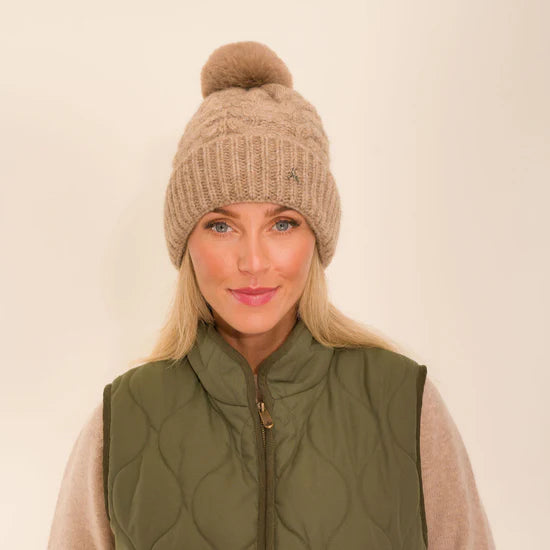 Hicks & Brown Langham Pom Beanie