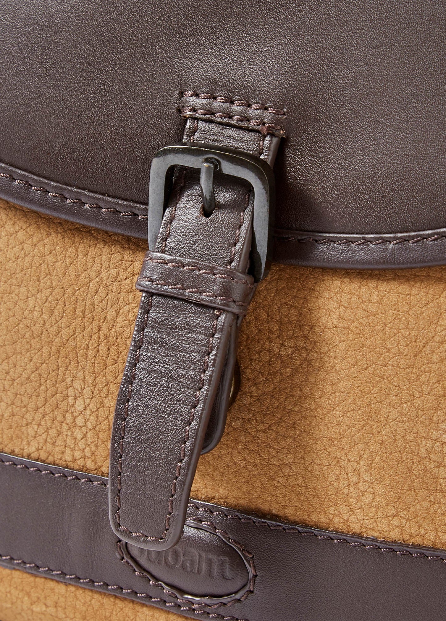 Dubarry Clara Leather Saddle Bag - Brown