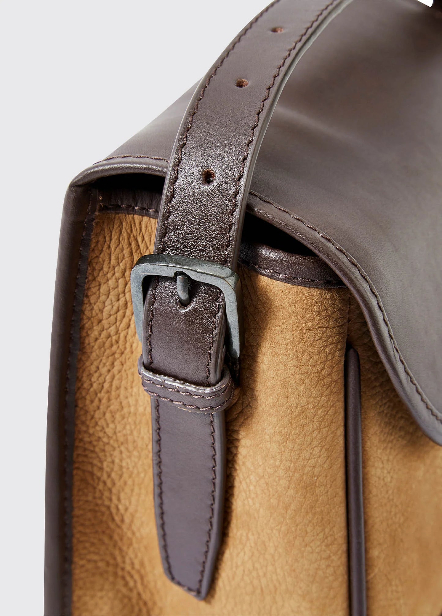 Dubarry Clara Leather Saddle Bag - Brown