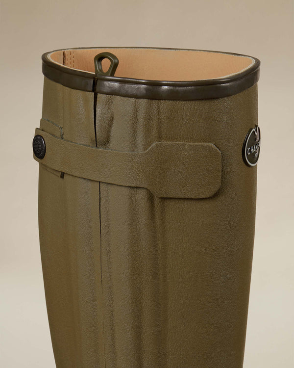 Le Chameau Men's Chasseur Leather Lined Wellington Boot
