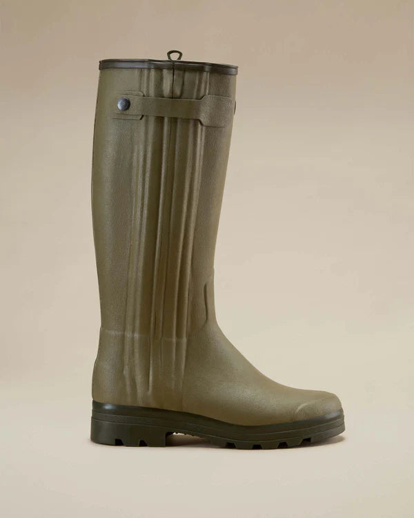 Le Chameau Men's Chasseur Leather Lined Wellington Boot