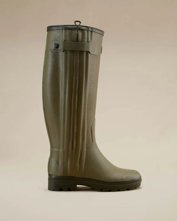 Le Chameau Women's Chasseur Leather Lined Wellington Boot