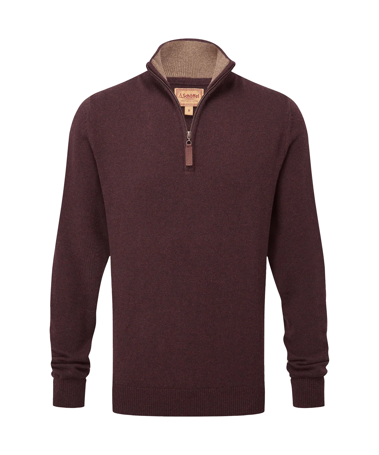 Schoffel Lewis Lambswool Quarter Zip Jumper