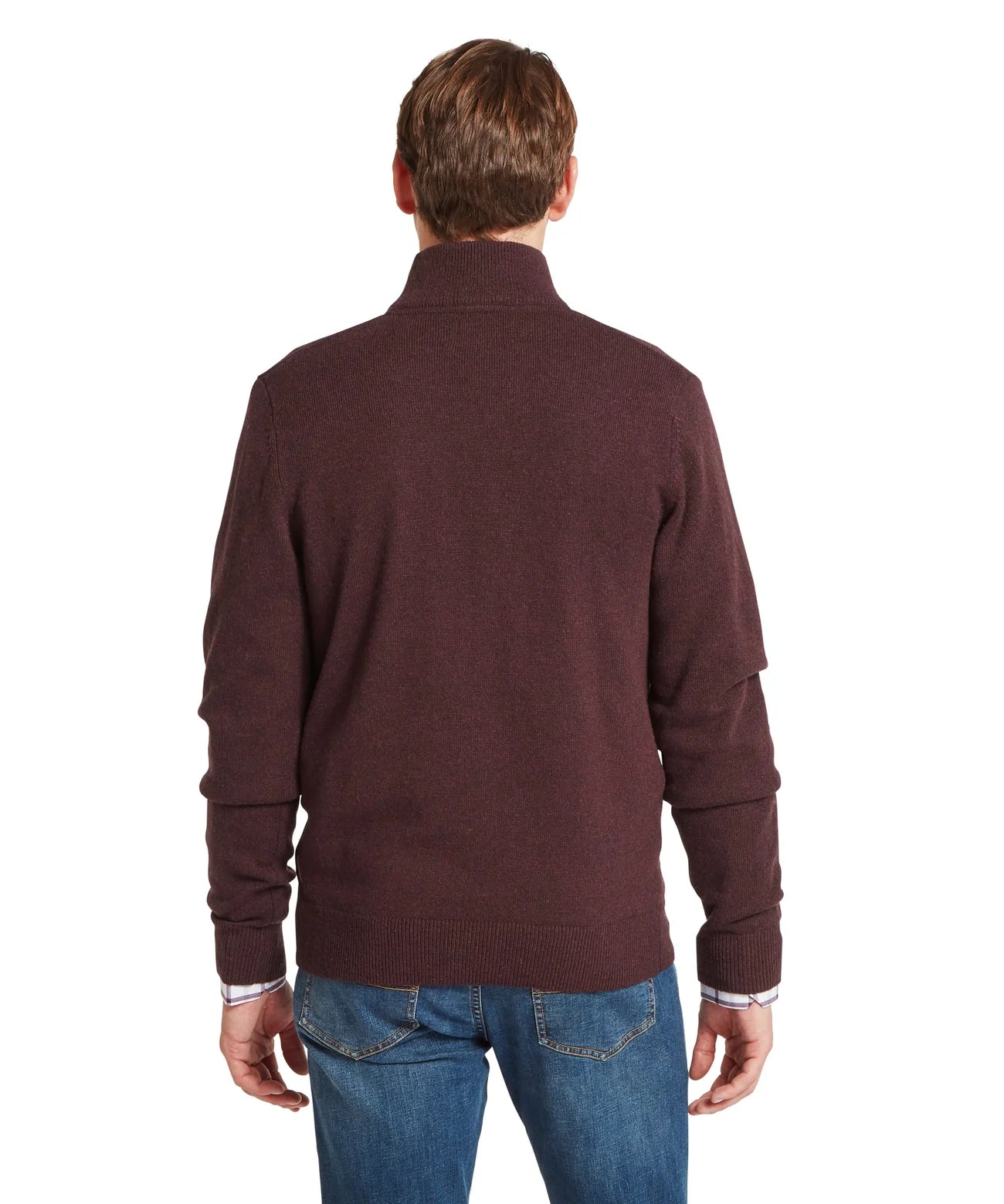 Schoffel Lewis Lambswool Quarter Zip Jumper
