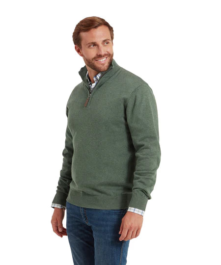 Schoffel Porthmeor Quarter Zip Jumper