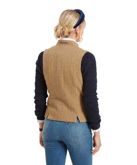 Schoffel Millport Tweed Nehru Waistcoat