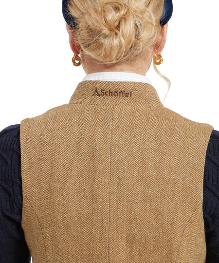 Schoffel Millport Tweed Nehru Waistcoat