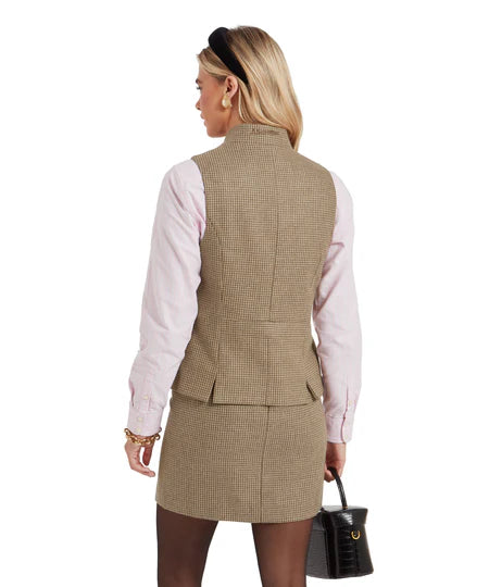 Schoffel Millport Tweed Nehru Waistcoat