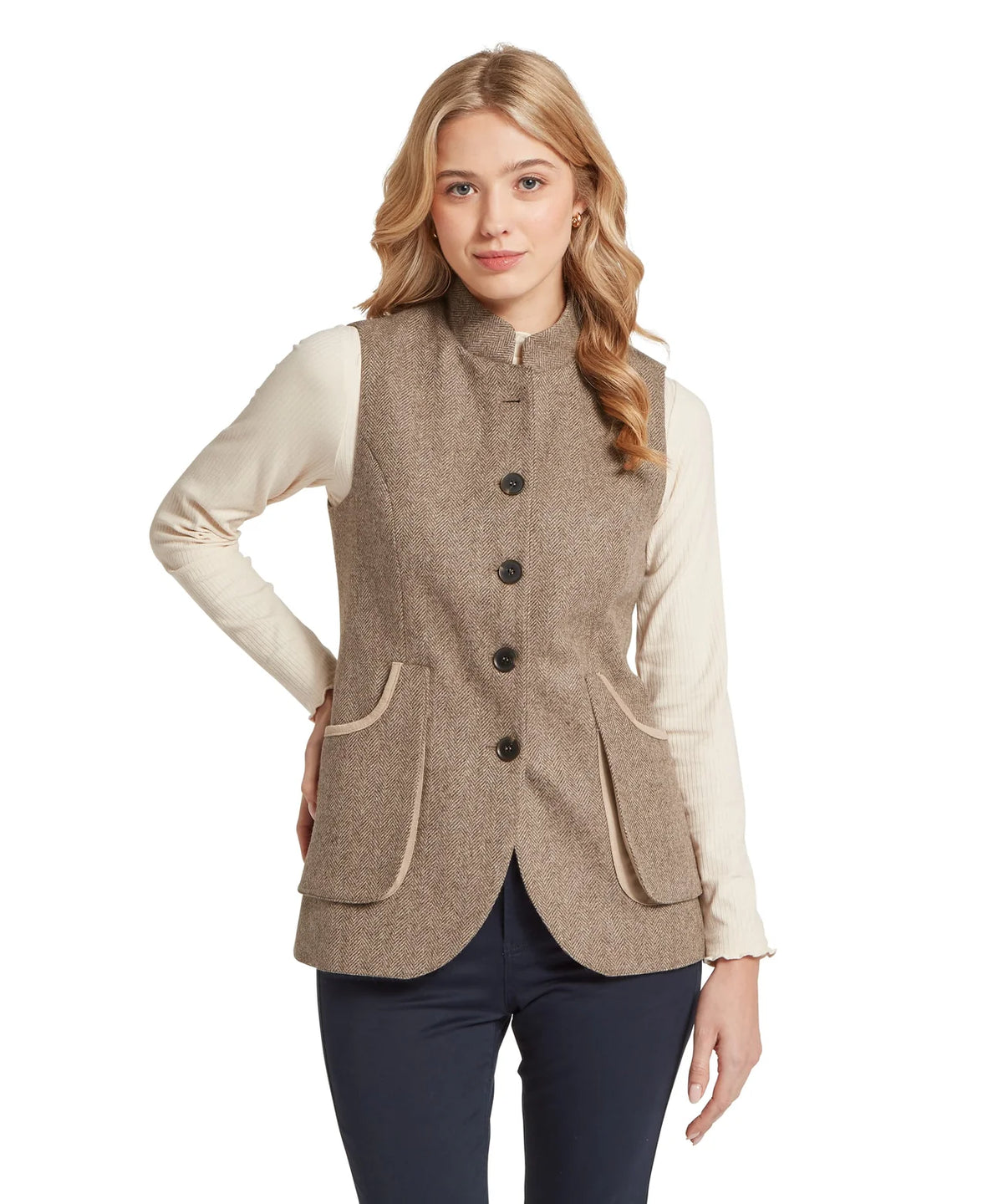 Schoffel Pennan Tweed Waistcoat