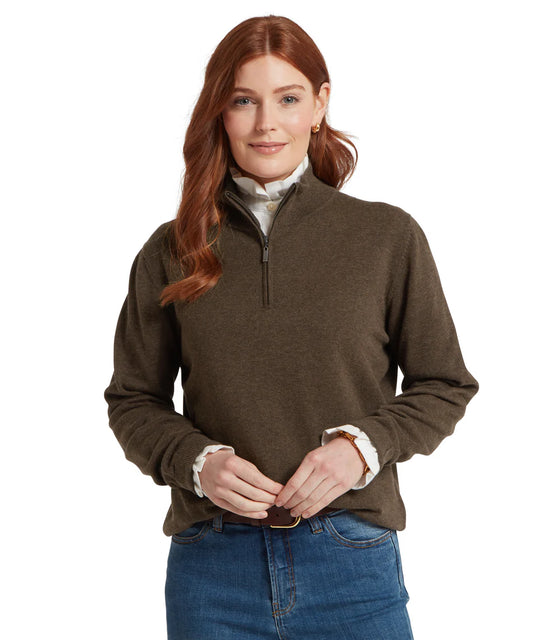 Schoffel Polperro Pima Cotton Quarter Zip