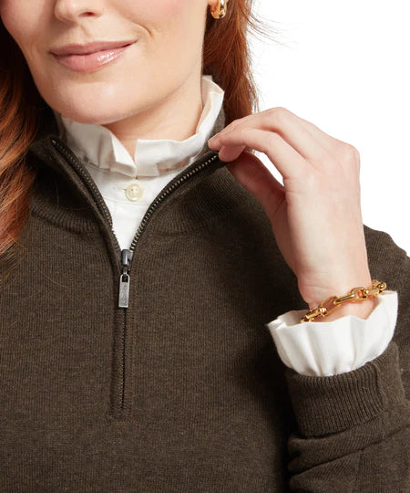 Schoffel Polperro Pima Cotton Quarter Zip