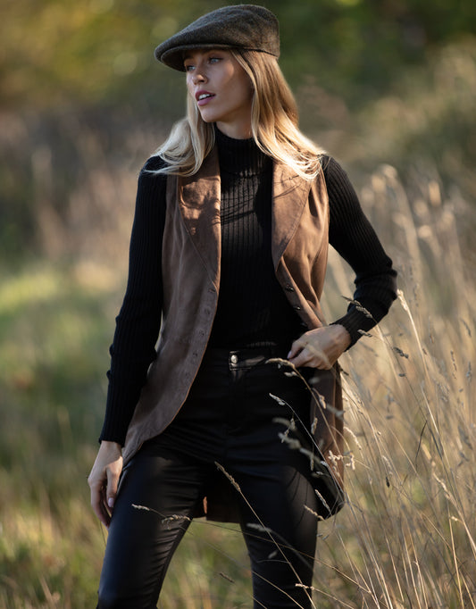 Anna Lascata Anna Suede Waistcoat