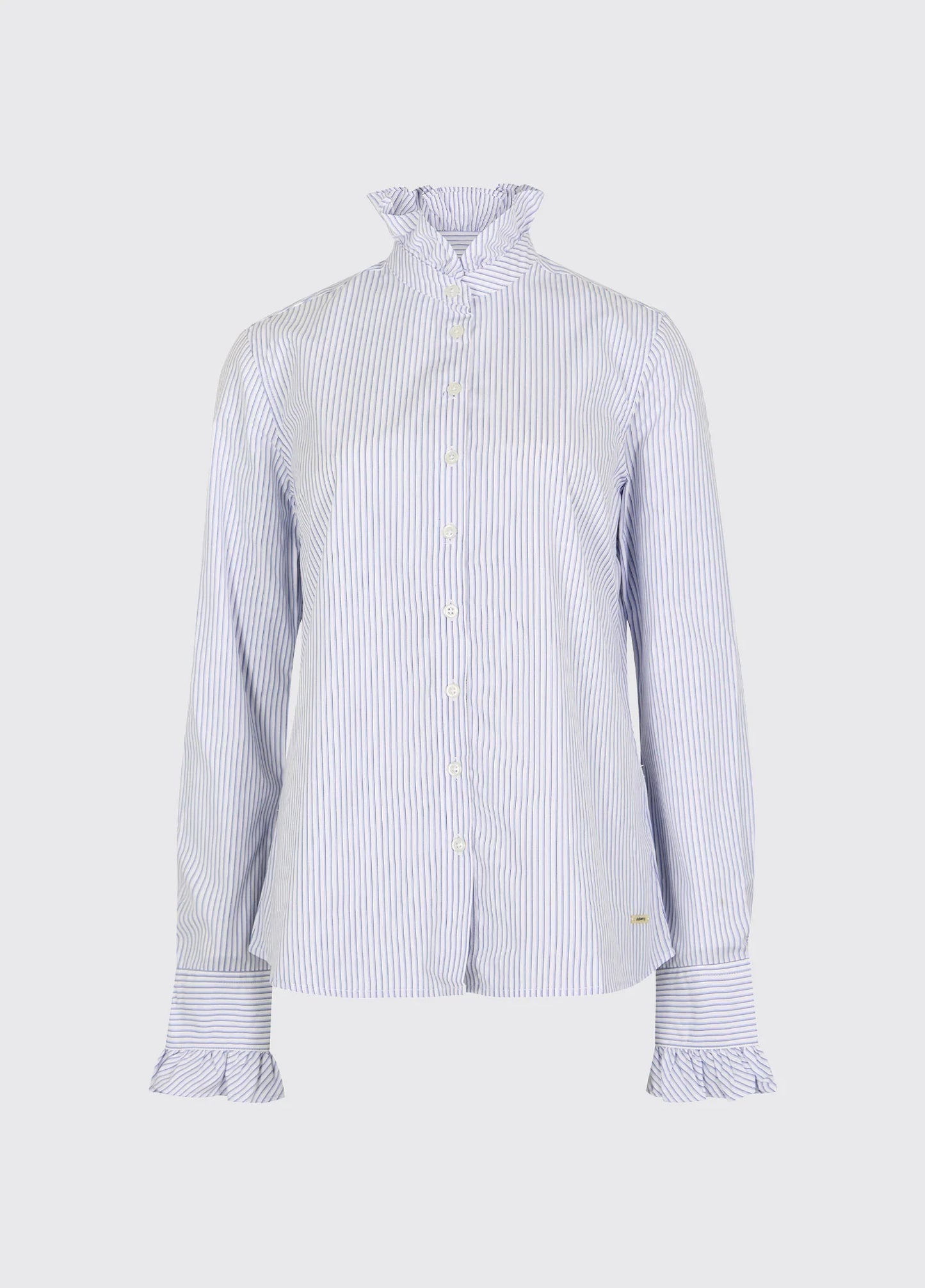 Dubarry Wisteria Women’s Stripe Shirt with Ruffle Details